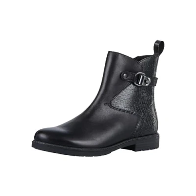 Image of Marco Tozzi Ankle boots, Women&#039;s, Size: 6, Black comb Leather/synthetics