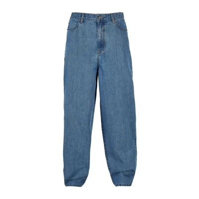 Image of Urban Classics Relaxed fit jeans, Men&#039;s, Size: 32, Light blue washed