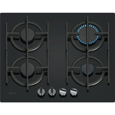 Image of NEFF N70 T26PIP4S0 60 cm Gas Hob Black, Black