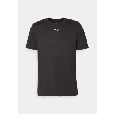 Image of Puma TAD Essentials heather CAT TEE Sports Tshirt, Men&#039;s, Size: 3XL, Black