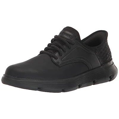 Image of Skechers Men&#039;s Garza Gervin Slip in Moccasin, Black, 16 Wide