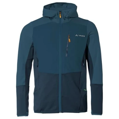 Image of VAUDE Men&#039;s Monviso Hooded Grid Fleece Jacket