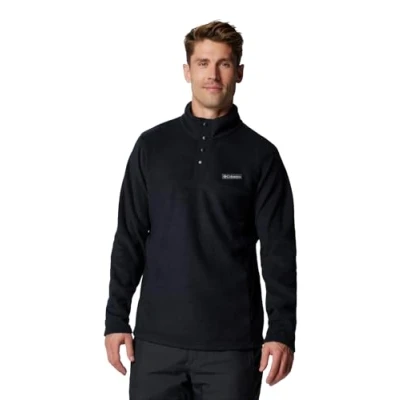 Image of Columbia Steens MOUNTAIN HALF SNAP II Fleece jumper, Men&#039;s, Size: Small, Black
