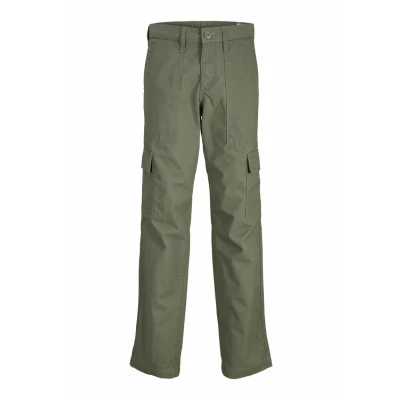 Image of Jack &amp; Jones Junior Loose FIT Cargo trousers for kids, Size: 164, Agave green