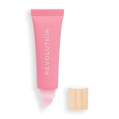 Image of Makeup Revolution Juicy Peptide Lip Balm (Various Shades) Pink Strawberry