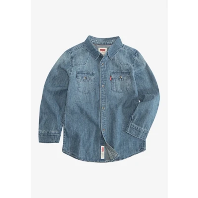 Image of Levi&#039;s Kids Barstow Western Shirt Boys, 10 16 Years Old, Vintage Stone, 8