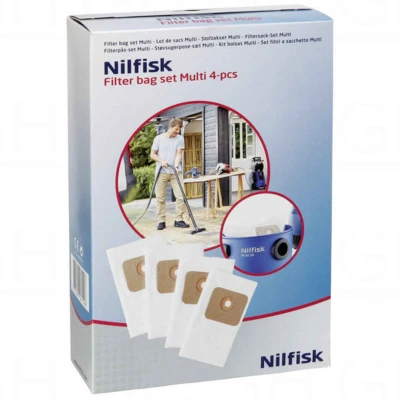 Image of Nilfisk 107402336 vacuum cleaner bag 4 dustbag multi