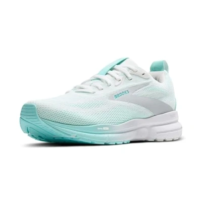 Image of Brooks Trace 4 Road running shoes, Women&#039;s, Size: 4, Bright white limpet oyster Textile