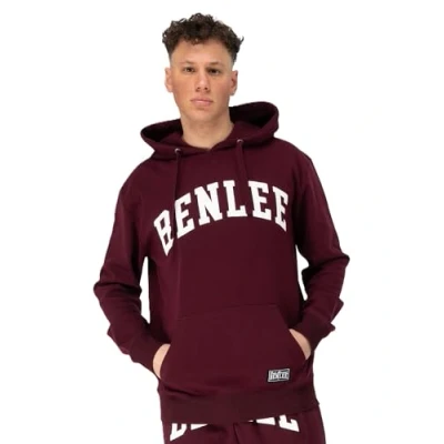 Image of Benlee Sweatshirt, Men&#039;s, Size: Medium, Oxblood white
