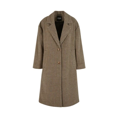Image of Urban Classics Oversized Classic coat, Women&#039;s, Size: Large, Unionbeige black