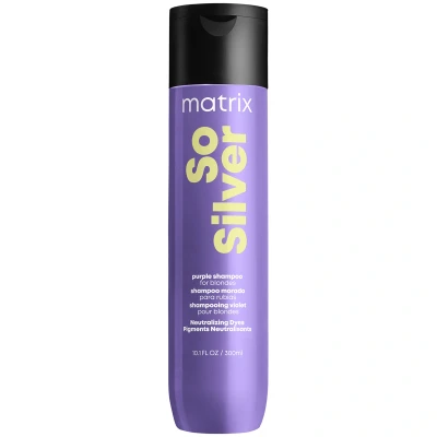 Image of Matrix Total Results So Silver Purple Toning Shampoo for Blonde, &amp; Grey Hair 300ml