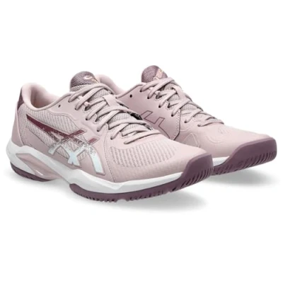 Image of Asics Solution Swift FF 2 Multicourt tennis shoes, Women&#039;s, Size: 4, Watershed rose/white Textile/synthetics