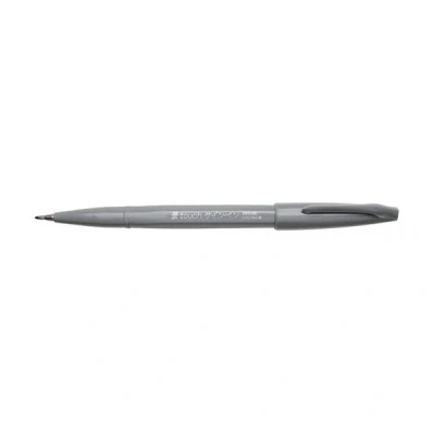 Image of Pentel Brush Sign Pen Grey