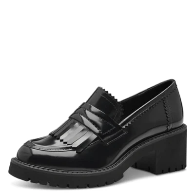Image of Marco Tozzi Platform heels, Women&#039;s, Size: 8, Black High quality imitation leather