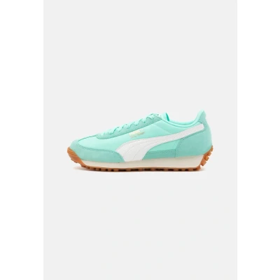Image of Puma EASY Rider Vintage Unisex Trainers, Size: 7, Mint/white Leather and textile
