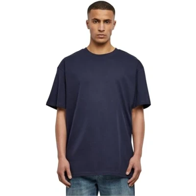 Image of Urban Classics Heavy Basic Tshirt, Men&#039;s, Size: XXL, Midnightnavy