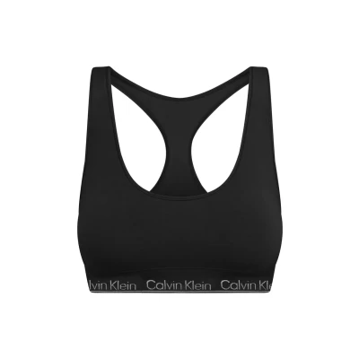 Image of Calvin Klein Underwear Racerback Bralette Bikini top, Women&#039;s, Size: XS, Black
