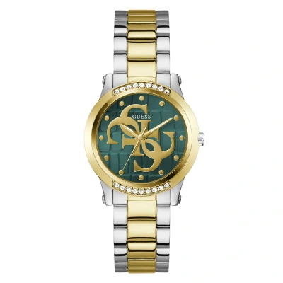 Image of Guess Annette Watch silvercolourede/goldcoloured, Women&#039;s, Size: One Size, Silver colourede/gold coloured