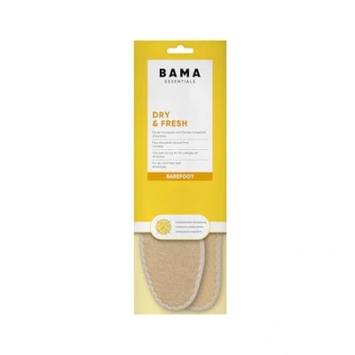 Image of Bama Dry &amp; Fresh Shoe Soles Insoles for Barefoot Shoes, Breathable Inserts Summer with Silver Ions, 1 Pair EUR 50/51