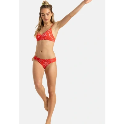 Image of Roxy Classics Bikini bottoms, Women&#039;s, Size: Small, Poppy red dancing ditsy swim