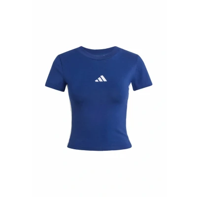 Image of adidas Women&#039;s Essentials 3 Stripes Slim Baby T Shirt