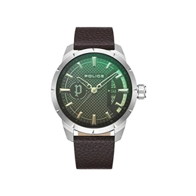 Image of Police Analog PEWJB2226902, Brown, strap