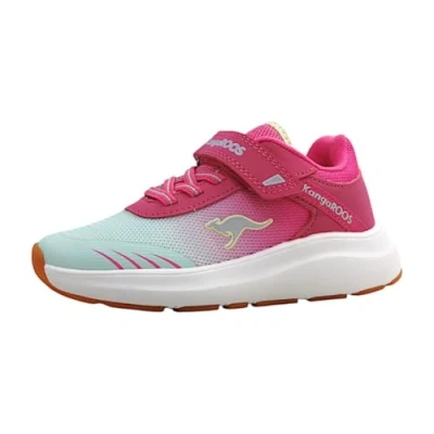 Image of Kangaroos Kbrida Trainers for kids, Size: 6, Daisy pink/mint Textile/synthetics