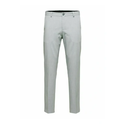 Image of SELECTED HOMME Men&#039;s Slhslim liam Trs Flex B Noos Pants, Light Grey Melange, 90