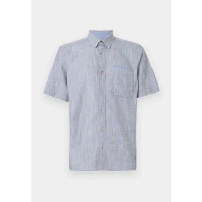 Image of TOM Tailor Structured Shirt, Men&#039;s, Size: XXL, Navy slub structure