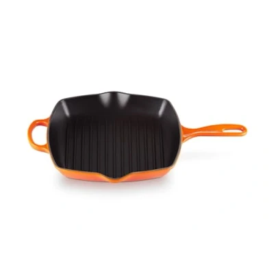Image of Le Creuset Griddle Pan Signature Volcanic 26 x cm enamelled non stick coating