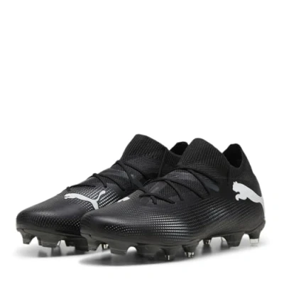 Image of Puma Future 7 Match FG/AG Moulded stud football boots, Men&#039;s, Size: 6, Black/white Textile/synthetics
