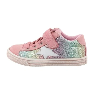 Image of Lurchi Salita Trainers rose/multicoloured for kids, Size: 12K, Rose/multi coloured Leather/synthetics