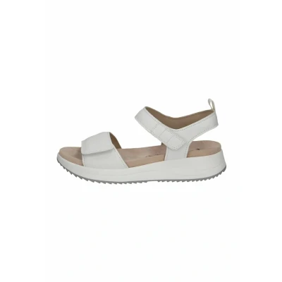 Image of Caprice MIT CAP Memotion Wedge sandals, Women&#039;s, Size: 410, White nappa shoes