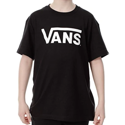 Image of VANS BY Classic BOYS Print Tshirt for kids, Size: 10 12y, Black/white