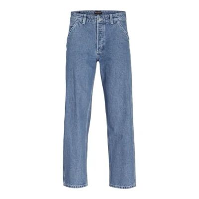 Image of Jack &amp; Jones Jjieddie Jjworker Relaxed fit jeans, Men&#039;s, Size: 31x32, Blue denim