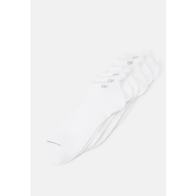 Image of Calvin Klein Underwear 6 PACK Unisex Socks, Size: One Size, White