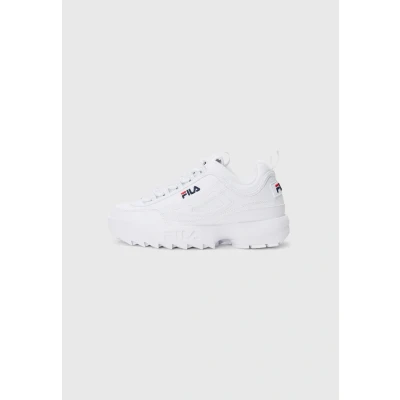 Image of Fila Unisex Kid&#039;s Disruptor Sneaker, White, 3 UK