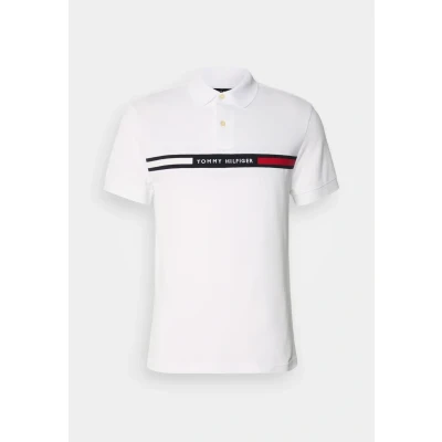 Image of Tommy Hilfiger Chest Insert Polo shirt, Men&#039;s, Size: XS, White