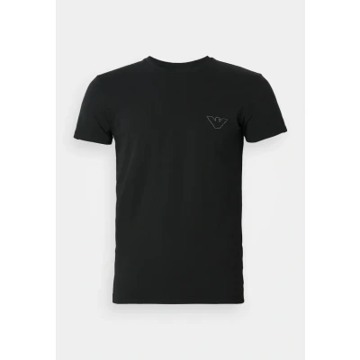 Image of Emporio Armani CREW NECK Undershirt, Men&#039;s, Size: Large, Black