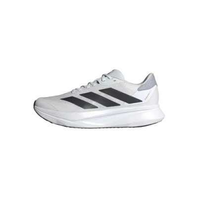 Image of adidas Performance Duramo SL Road running shoes, Men&#039;s, Size: 12, White/black/silver coloured shoes