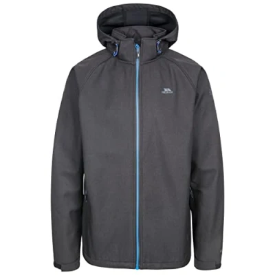 Image of Trespass Men&#039;s Maverick Waterproof Softshell Jacket With Adjustable Zip Off Hood