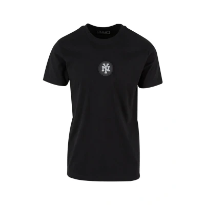 Image of Mister Tee NY Patch Basic Tshirt, Men&#039;s, Size: Medium, Black