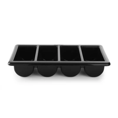 Image of Cutlery Tray Black 4 Sections