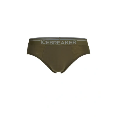 Image of Icebreaker Merino Anatomica Briefs BLACK/MONSOON Loden, Men&#039;s, Size: Small, Loden