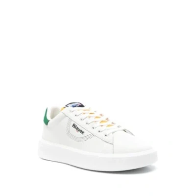 Image of Blauer BUCK03 Sneakers, White Green, 45 EU