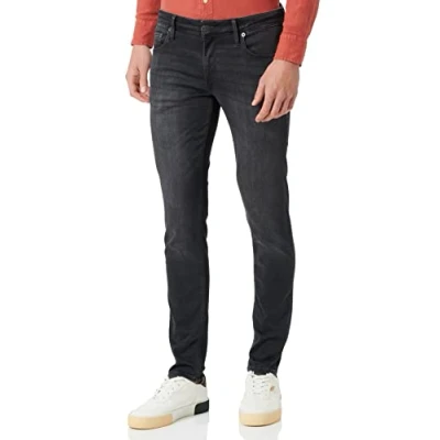 Image of Jack &amp; Jones Jjiliam Jjoriginal AM 305 NOOS Jeans Skinny Fit, Men&#039;s, Size: 33x34, Black denim