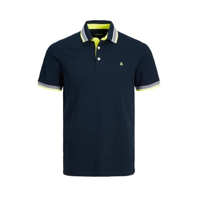 Image of Jack &amp; Jones Jjepaulos Polo shirt dunkelblau3, Men&#039;s, Size: XL, Dunkelblau/3