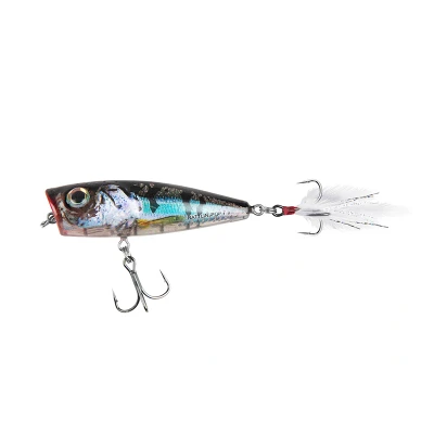 Image of Salmo Rattlin Pop 7cm Surface Clear Holo Smelt (incl. rattles) Topwater lure