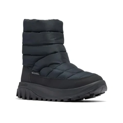 Image of Columbia SNOWTROT MID Winter boots, Women&#039;s, Size: 10, Black/titanium Textile/synthetics