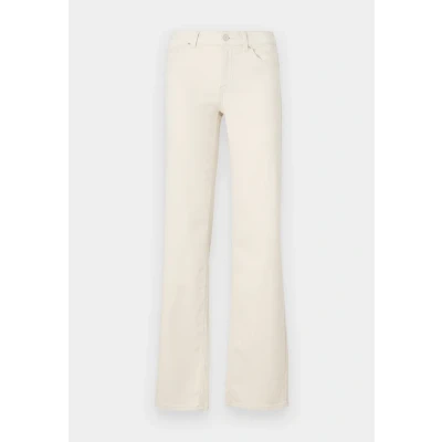 Image of ONLY Women&#039;s Onlblush Mid Straight DNM Dot Noos, ecru, XS / 30L